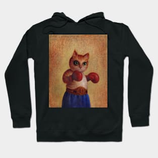 Boxing Cat Hoodie